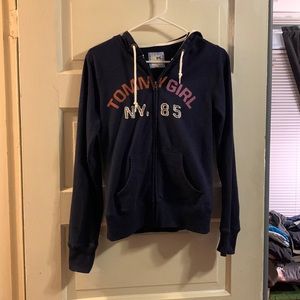 Tommy Girl Zip Up Hoodie